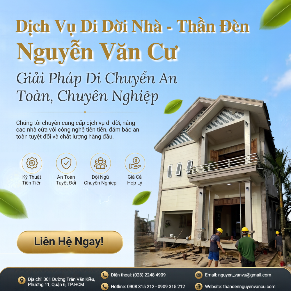 Dịch Vụ Di Dời Nhà - Thần Đèn Nguyễn Văn Cư