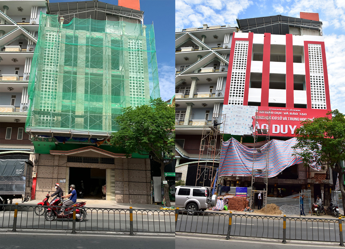 NÂNG CÔNG TRÌNH LÊN CAO 353 NGUYỄN VĂN LUÔNG